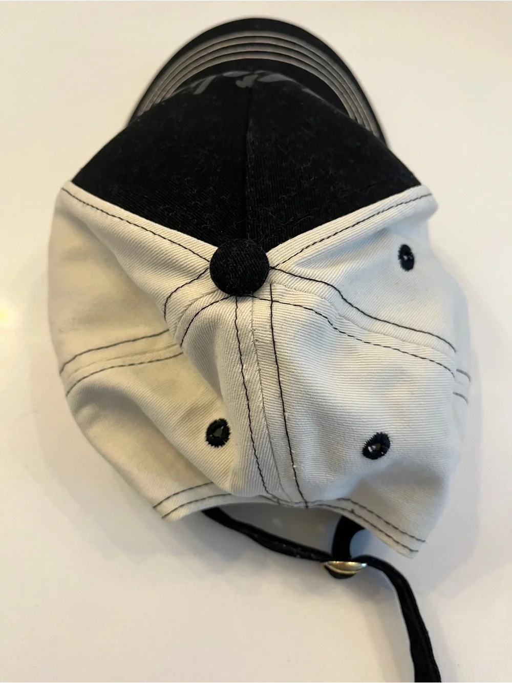 Men’s Mickey Mouse  Black and Cream Baseball Cap - Authentic & Original